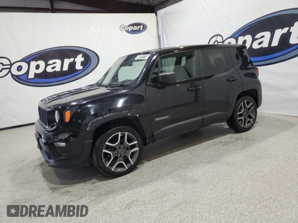 2020 Jeep Renegade Jeepster with VIN ZACNJBAB8LPL87116, listed as a Copart auction lot 64981815 with 121,669 mi miles and Clean title. Bid and sale history available at DreamBid. Image 1.