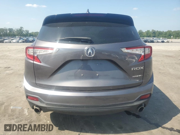 2019 Acura RDX with VIN 5J8TC2H35KL005230, listed as a Copart auction lot 61614685 with 112,188 mi miles and Salvage title. Bid and sale history available at DreamBid. Image 6.