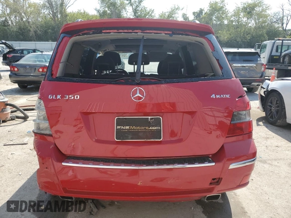 2011 Mercedes-Benz GLK 350 with VIN WDCGG8HB3BF627347, listed as a Copart auction lot 70970784 with 177,000 mi miles and Non Repairable. Bid and sale history available at DreamBid. Image 6.