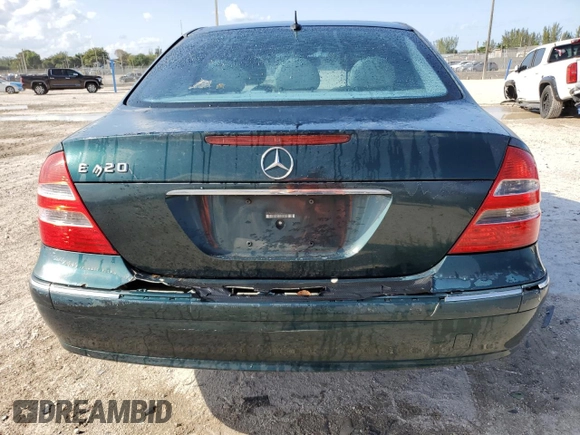 2003 Mercedes-Benz E-Class 3.2L with VIN WDBUF65J83A282244, listed as a Copart auction lot 52419505 with 171,582 mi miles and Clean Title. Bid and sale history available at carsss.com. Image 6.