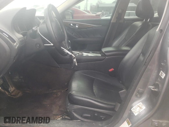 2015 Infiniti Q50 with VIN JN1BV7AP3FM342500, listed as a Copart auction lot 43793335 with Not provided miles and Salvage title. Bid and sale history available at DreamBid. Image 7.