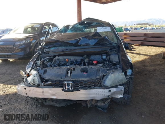 2015 Honda Civic Sedan EX-L with VIN 19XFB2F90FE103036, listed as a IAAI auction lot 41976127 with 1 mi miles. Bid and sale history available at carsss.com. Image 6.