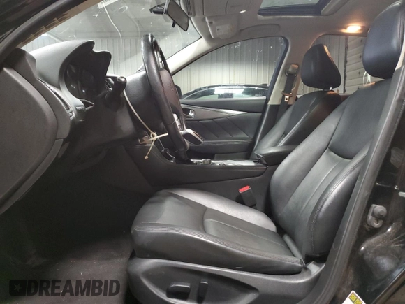2015 Infiniti Q50 Premium z VIN JN1BV7AR2FM419987, wystawiony jako Copart lot #57813825 z przebiegiem 99 229 mil mil oraz Nie do naprawy. Historia ofert i sprzedaży dostępna na DreamBid. Obrazek 7.