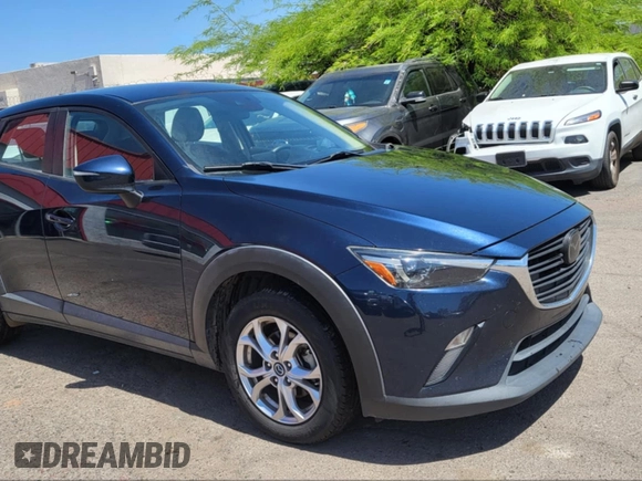 2020 Mazda CX-3 Sport with VIN JM1DKDB76L1465863, listed as a IAAI auction lot 42137563 with 180,000 mi miles. Bid and sale history available at carsss.com. Image 1.