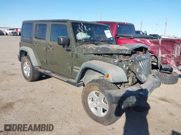 2015 Jeep Wrangler Unlimited Sport with VIN 1C4BJWDG5FL745673, listed as a IAAI auction lot 41681043 with 97,605 mi miles and . Bid and sale history available at DreamBid. Image 1.