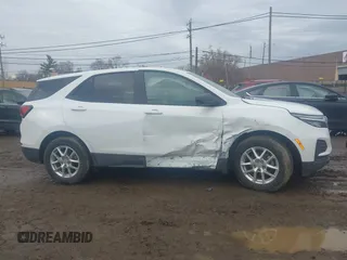 2024 Chevrolet Equinox LS with VIN 3GNAXHEG9RL218594, listed as a IAAI auction lot 41719829 with 20,120 mi miles and . Bid and sale history available at DreamBid. Image 13.