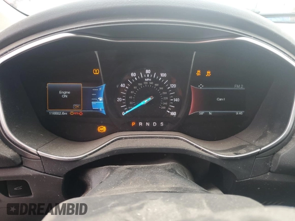 2016 Ford Fusion Titanium with VIN 3FA6P0K95GR104520, listed as a Copart auction lot 52491815 with 116,602 mi miles and Salvage Title. Bid and sale history available at carsss.com. Image 9.