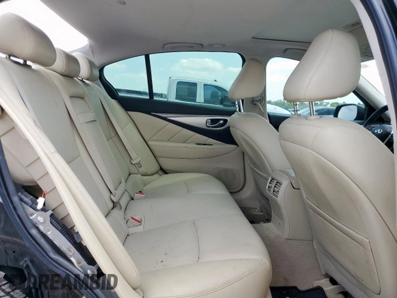 2020 Infiniti Q50 Luxe with VIN JN1EV7AR1LM250957, listed as a Copart auction lot 59308225 with 51,606 mi miles and Salvage title. Bid and sale history available at DreamBid. Image 10.