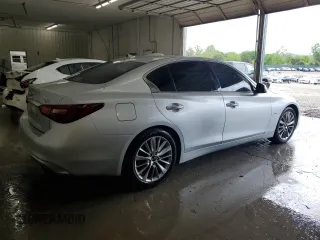 2020 Infiniti Q50 Pure with VIN JN1EV7AP5LM206636, listed as a Copart auction lot 54479215 with 79,174 mi miles and Salvage title. Bid and sale history available at DreamBid. Image 3.