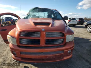2005 Dodge Ram 1500 SLT with VIN 1D7HU16D35J587809, listed as a Copart auction lot 43447665 with 0 mi miles and Salvage Title. Bid and sale history available at carsss.com. Image 5.