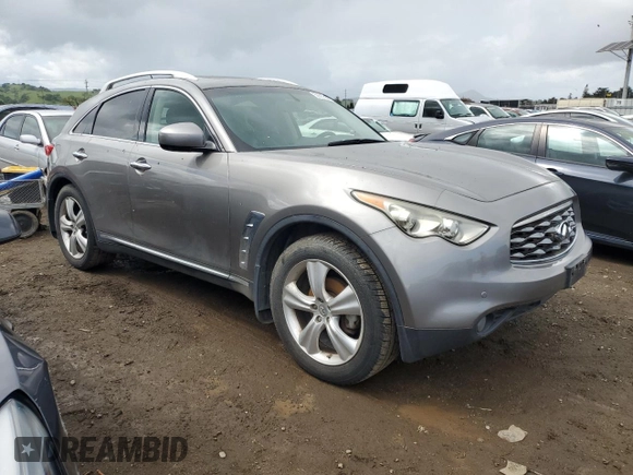 2011 Infiniti FX35 with VIN JN8AS1MW8BM732878, listed as a Copart auction lot 50667565 with 166,993 mi miles and Clean Title. Bid and sale history available at carsss.com. Image 4.