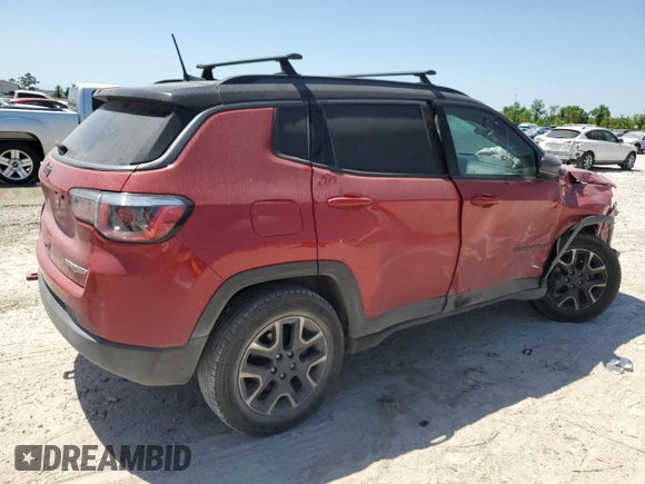 2020 Jeep Compass Trailhawk with VIN 3C4NJDDB6LT208185, listed as a Copart auction lot 56892265 with 90,924 mi miles and Salvage title. Bid and sale history available at DreamBid. Image 3.