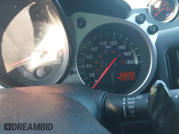 2014 Nissan 370Z Nismo with VIN JN1AZ4EH4EM634236, listed as a IAAI auction lot 41256664 with 80,294 mi miles and . Bid and sale history available at DreamBid. Image 14.