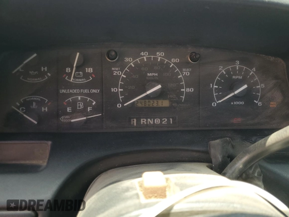 1996 Ford F-250 with VIN 2FTHF25GXTCA50288, listed as a Copart auction lot 57621365 with 248,023 mi miles and Clean title. Bid and sale history available at DreamBid. Image 9.