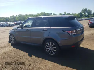 2016 Land Rover Range Rover Sport HSE with VIN SALWR2VFXGA562493, listed as a Copart auction lot 60824745 with 93,064 mi miles and Salvage title. Bid and sale history available at DreamBid. Image 2.