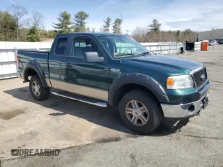 2007 Ford F-150 STX with VIN 1FTRX14W57FB39989, listed as a Copart auction lot 50695635 with 252,852 mi miles and Salvage title. Bid and sale history available at DreamBid. Image 4.