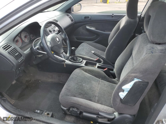 2002 Honda Civic EX with VIN 1HGEM21092L007293, listed as a Copart auction lot 49898165 with 216,288 mi miles and Salvage Title. Bid and sale history available at carsss.com. Image 7.