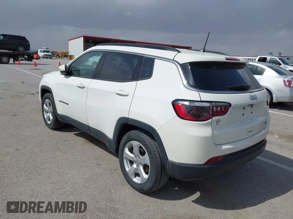 2021 Jeep Compass Latitude with VIN 3C4NJCBB7MT580777, listed as a IAAI auction lot 41813784 with 41,326 mi miles and . Bid and sale history available at DreamBid. Image 3.
