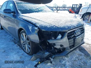 2015 Audi A4 Premium Plus with VIN WAUFFAFL6FN004207, listed as a IAAI auction lot 41639153 with 62,409 mi miles. Bid and sale history available at carsss.com. Image 6.
