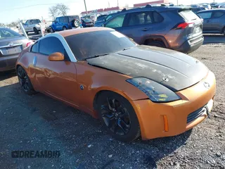 2003 Nissan 350Z Enthusiast with VIN JN1AZ34D43T110791, listed as a IAAI auction lot 41818106 with 142,815 mi miles. Bid and sale history available at carsss.com. Image 1.