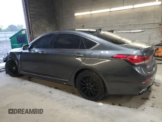 2019 Genesis G80 3.8L with VIN KMTFN4JEXKU324695, listed as a Copart auction lot 72415734 with 39,787 mi miles and Salvage Title. Bid and sale history available at carsss.com. Image 2.