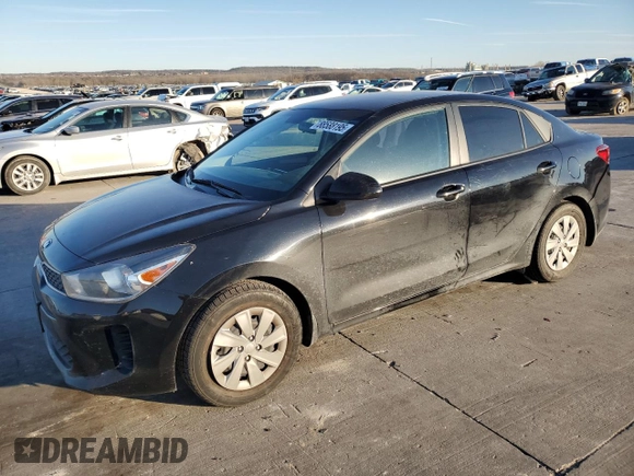 2020 Kia Rio LX with VIN 3KPA24AD3LE335045, listed as a Copart auction lot 88588195 with 41,560 mi miles and Salvage Title. Bid and sale history available at carsss.com. Image 1.