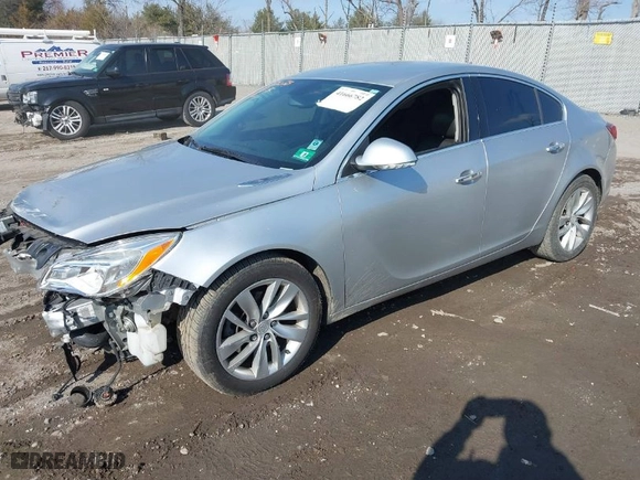 2014 Buick Regal Premium I with VIN 2G4GN5EX5E9184279, listed as a IAAI auction lot 41666782 with 105,318 mi miles. Bid and sale history available at carsss.com. Image 2.