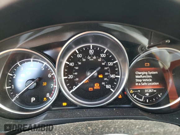 2021 Mazda CX-5 Sport with VIN JM3KFABM1M0406640, listed as a Copart auction lot 85698624 with 31,267 mi miles and Salvage Title. Bid and sale history available at carsss.com. Image 9.
