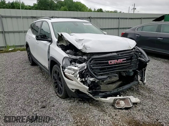 2022 GMC Terrain SLE with VIN 3GKALMEV9NL179404, listed as a Copart auction lot 55949255 with 63,840 mi miles and Salvage title. Bid and sale history available at DreamBid. Image 14.