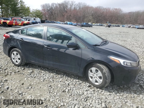 2018 Kia Forte LX with VIN 3KPFK4A76JE277865, listed as a Copart auction lot 49886365 with 57,536 mi miles and Salvage Title. Bid and sale history available at carsss.com. Image 4.