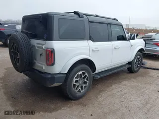 2024 Ford Bronco Outer Banks with VIN 1FMDE8BH4RLA69172, listed as a IAAI auction lot 41526087 with 24,467 mi miles. Bid and sale history available at carsss.com. Image 4.