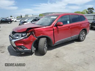 2020 Mitsubishi Outlander SE with VIN JA4AD3A37LZ039908, listed as a Copart auction lot 52722575 with 52,695 mi miles and Salvage title. Bid and sale history available at DreamBid. Image 1.