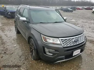 2016 Ford Explorer Platinum with VIN 1FM5K8HT2GGD33620, listed as a Copart auction lot 44433785 with 203,516 mi miles and Salvage Title. Bid and sale history available at carsss.com. Image 12.