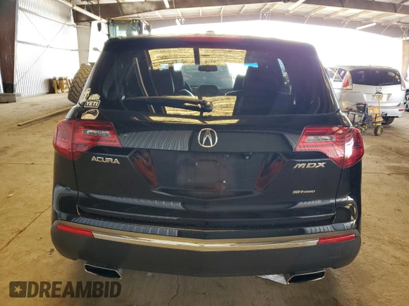 2010 Acura MDX Advance with VIN 2HNYD2H51AH509203, listed as a Copart auction lot 49071405 with 154,261 mi miles and Salvage Title. Bid and sale history available at DreamBid. Image 6.