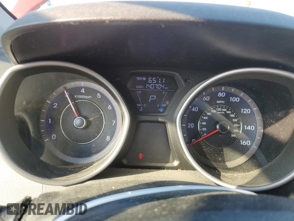 2013 Hyundai Elantra Coupe GS with VIN KMHDH6AE6DU012994, listed as a Copart auction lot 88132935 with 140,704 mi miles and Salvage Title. Bid and sale history available at carsss.com. Image 9.