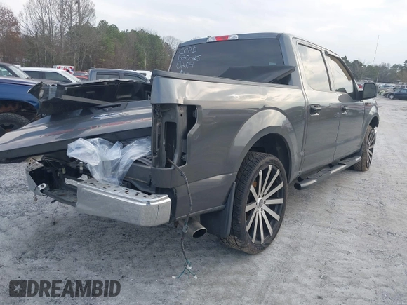 2018 Ford F-150 XL with VIN 1FTEW1CG0JFC30204, listed as a IAAI auction lot 41439886 with 110,160 mi miles. Bid and sale history available at carsss.com. Image 4.