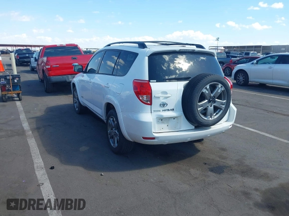 2008 Toyota RAV4 Sport z VIN JTMZK32V186011898, wystawiony jako IAAI lot #40380953 z przebiegiem 212 371 mil mil oraz . Historia ofert i sprzedaży dostępna na DreamBid. Obrazek 3.