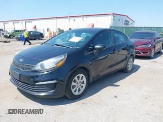 2017 Kia Rio LX with VIN KNADM4A34H6108231, listed as a IAAI auction lot 40194039 with 100,773 mi miles. Bid and sale history available at carsss.com. Image 2.