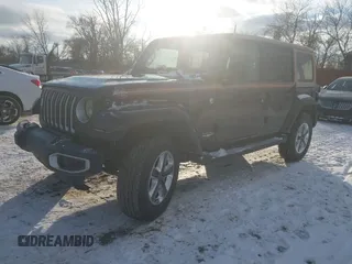 2020 Jeep Wrangler Unlimited Sahara with VIN 1C4HJXEN6LW113725, listed as a IAAI auction lot 41399766 with 87,583 mi miles. Bid and sale history available at carsss.com. Image 20.