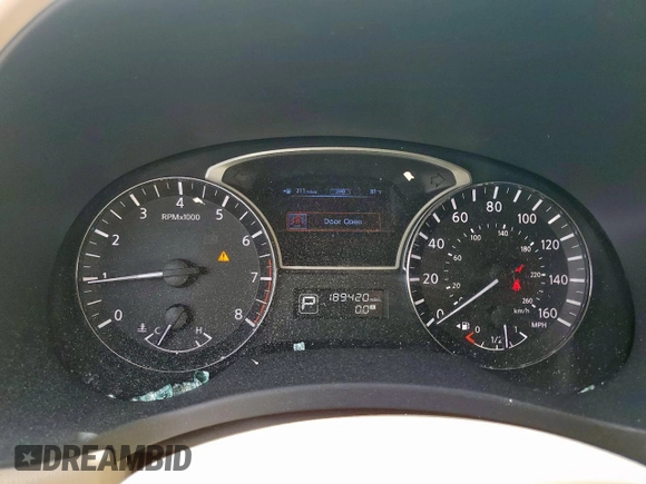 2013 Nissan Pathfinder Platinum with VIN 5N1AR2MM6DC637543, listed as a Copart auction lot 60905345 with 189,420 mi miles and Salvage title. Bid and sale history available at DreamBid. Image 9.