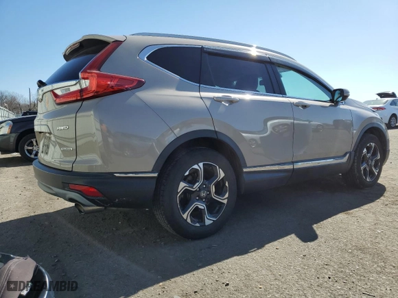2017 Honda CR-V Touring with VIN 5J6RW2H98HL011174, listed as a Copart auction lot 51059335 with 78,600 mi miles and Salvage Title. Bid and sale history available at carsss.com. Image 3.
