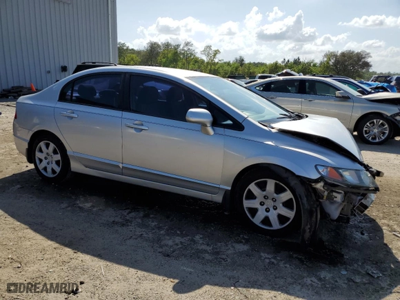 2011 Honda Civic Sdn LX with VIN 2HGFA1F5XBH532436, listed as a Copart auction lot 51428925 with 146,876 mi miles and Salvage Title. Bid and sale history available at carsss.com. Image 4.