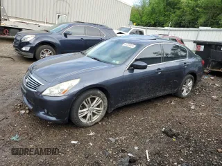 2011 Infiniti G25 x with VIN JN1DV6AR0BM650013, listed as a Copart auction lot 54233804 with Not Provided miles and Salvage Title. Bid and sale history available at carsss.com. Image 1.