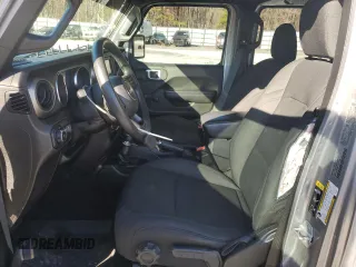 2020 Jeep Wrangler Unlimited Sport with VIN 1C4HJXDM1LW248717, listed as a Copart auction lot 42967745 with 50,496 mi miles and Salvage title. Bid and sale history available at DreamBid. Image 7.