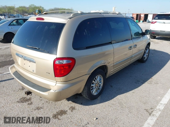 2001 Chrysler Town & Country Limited with VIN 2C8GP64L01R396390, listed as a IAAI auction lot 41978985 with 224,064 mi miles. Bid and sale history available at carsss.com. Image 4.