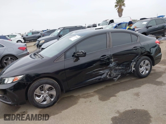 2014 Honda Civic Sedan LX with VIN 19XFB2F50EE227853, listed as a IAAI auction lot 42087506 with 113,120 mi miles. Bid and sale history available at carsss.com. Image 14.