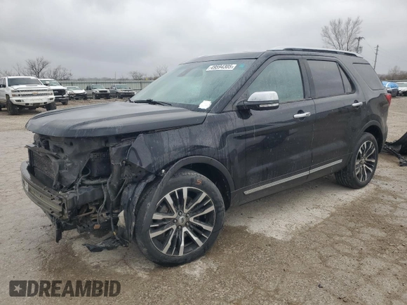2016 Ford Explorer Platinum with VIN 1FM5K8HT9GGC86327, listed as a Copart auction lot 49594305 with 285,992 mi miles and Salvage Title. Bid and sale history available at DreamBid. Image 1.