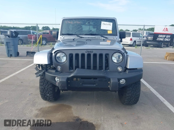 2018 Jeep Wrangler Unlimited Sport S with VIN 1C4BJWDG5JL827850, listed as a IAAI auction lot 39621196 with 93,231 mi miles and . Bid and sale history available at DreamBid. Image 12.