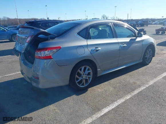 2013 Nissan Sentra SV with VIN 3N1AB7APXDL665731, listed as a IAAI auction lot 41740399 with 148,350 mi miles. Bid and sale history available at carsss.com. Image 4.