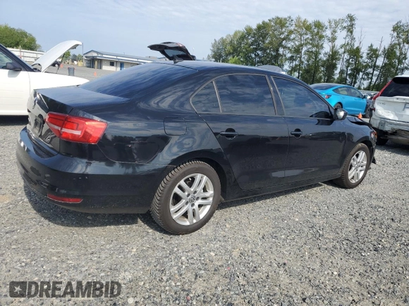 2015 Volkswagen Jetta S with VIN 3VW2K7AJ4FM247804, listed as a Copart auction lot 60654995 with Not provided miles and Salvage title. Bid and sale history available at DreamBid. Image 3.